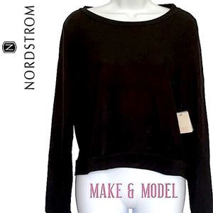New Nordstrom’s Make & Model Vintage Look Ridiculously Soft Sweater XS